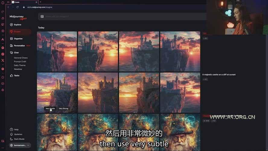 Midjourney AI图像创作课：提示词设计，风格探索，零基础掌握AI绘画核心技能 - A5资源网