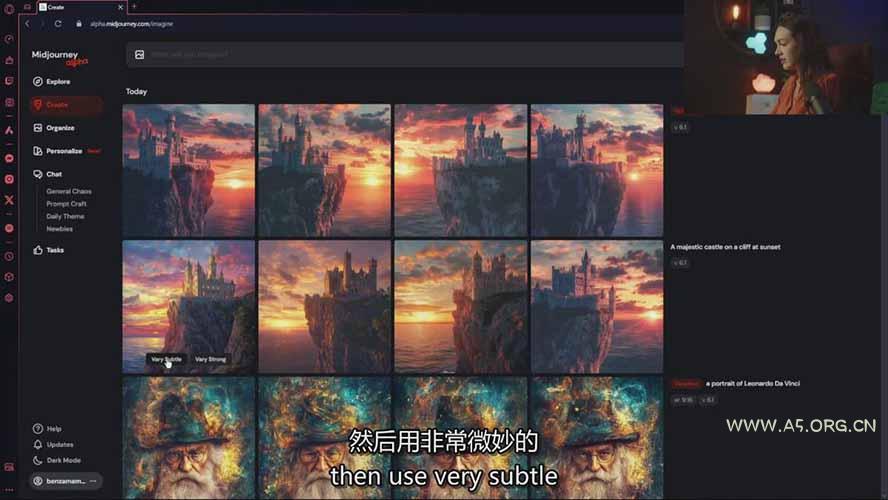 Midjourney AI绘画从零精通指南：提示词工程，风格探索，高效出图，开启创作革命 - A5资源网