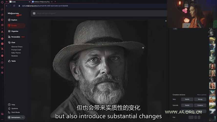 Midjourney AI绘画从零精通指南：提示词工程，风格探索，高效出图，开启创作革命 - A5资源网