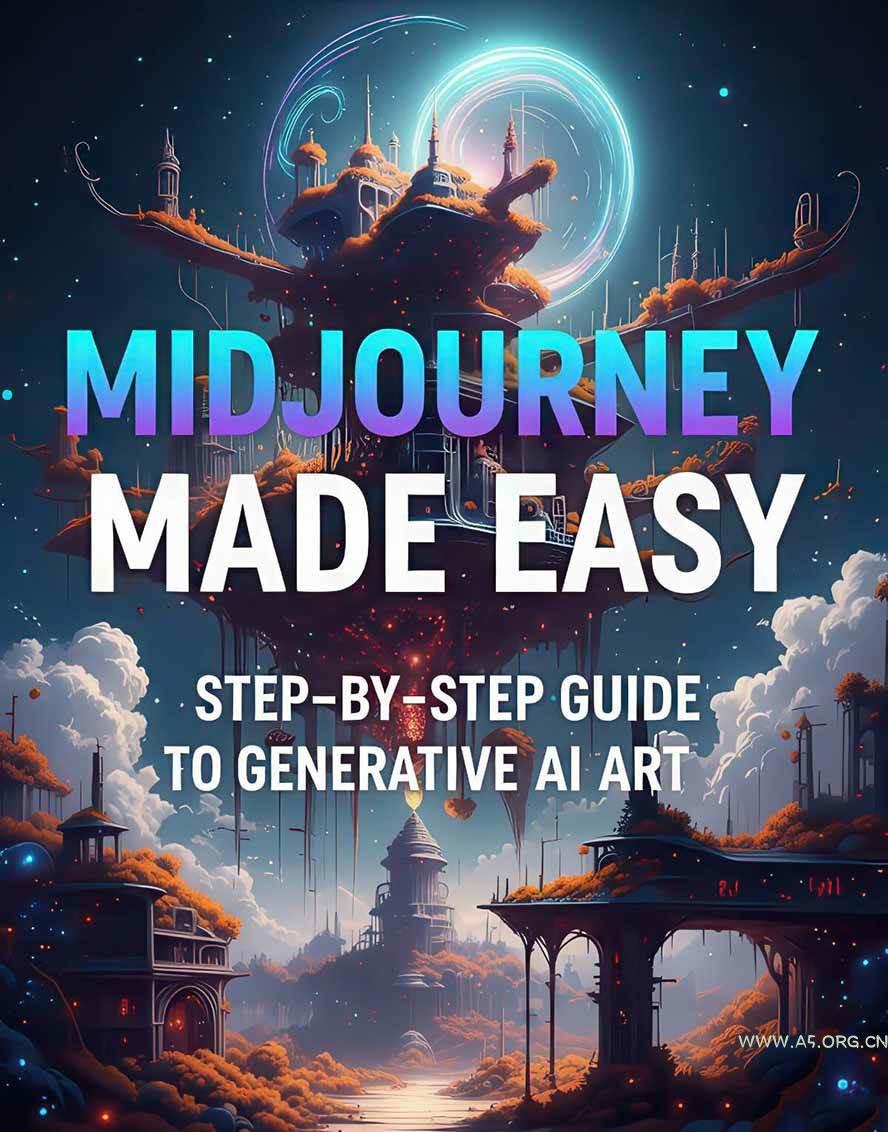 Midjourney AI图像创作课：提示词设计，风格探索，零基础掌握AI绘画核心技能 - A5资源网