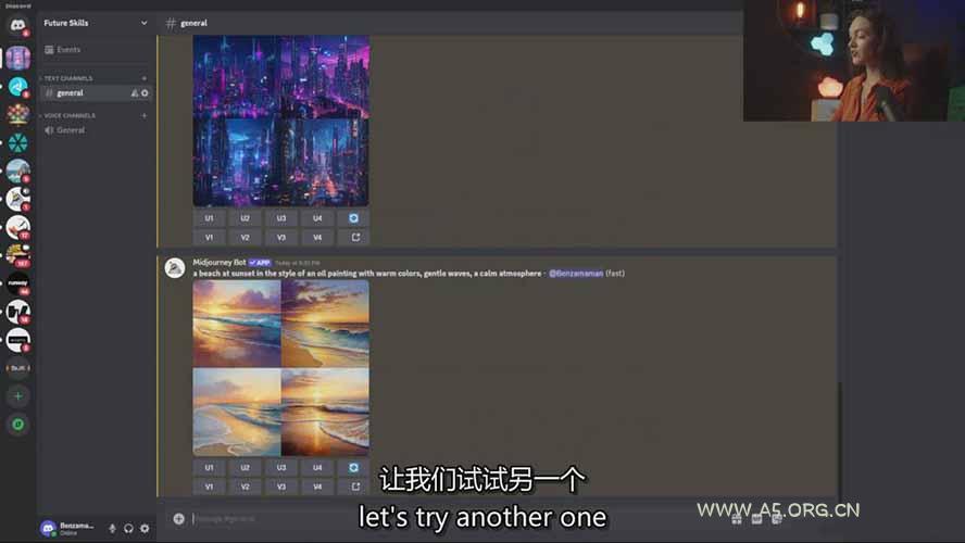 Midjourney AI绘画从零精通指南：提示词工程，风格探索，高效出图，开启创作革命 - A5资源网