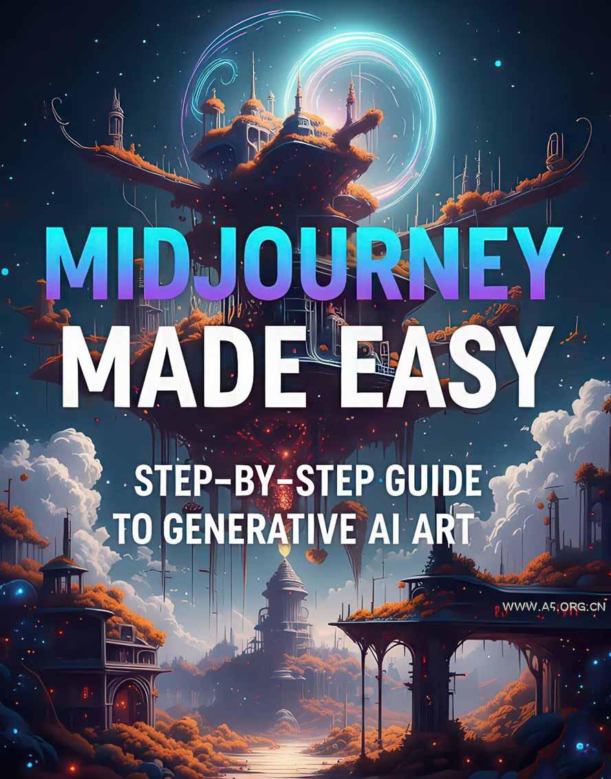 Midjourney AI绘画从零精通指南：提示词工程，风格探索，高效出图，开启创作革命 - A5资源网