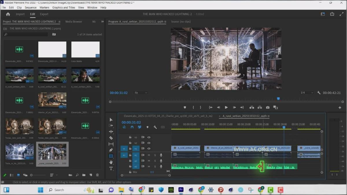 AI电影制作终极指南：从创意到成片，系统掌握智能影视全流程实战课(中英字幕 - A5资源网