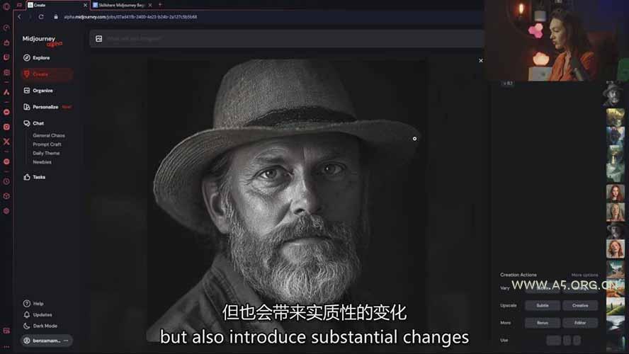 零基础Midjourney指南：提示词设计、多风格探索，玩转AI生成艺术 - A5资源网