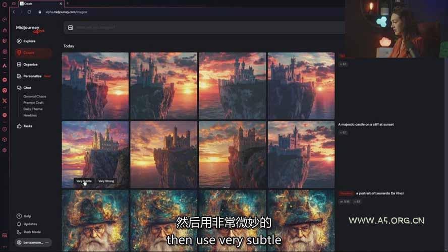 零基础Midjourney指南：提示词设计、多风格探索，玩转AI生成艺术 - A5资源网