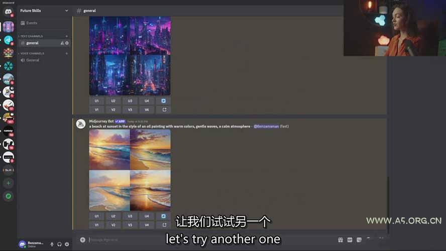 零基础Midjourney指南：提示词设计、多风格探索，玩转AI生成艺术 - A5资源网