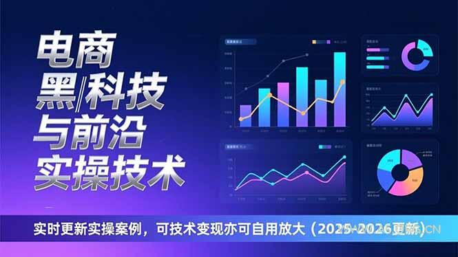 电商黑科技与前沿实操技术：实时更新实操案例，可技术变现亦可自用放大(2026更新-A5资源网