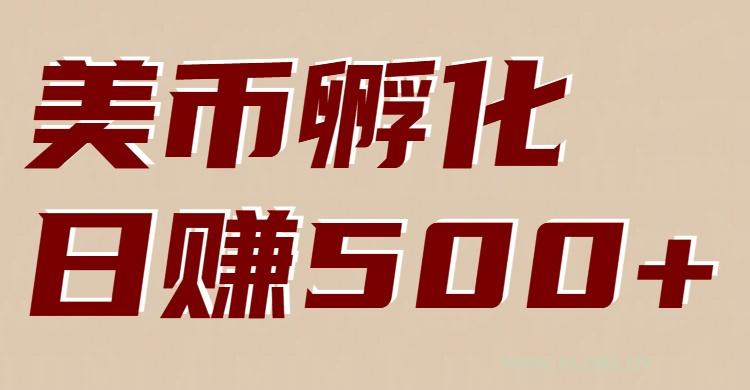 美币孵化项目：电脑全自动挂机赚美金，小白轻松上手-A5资源网