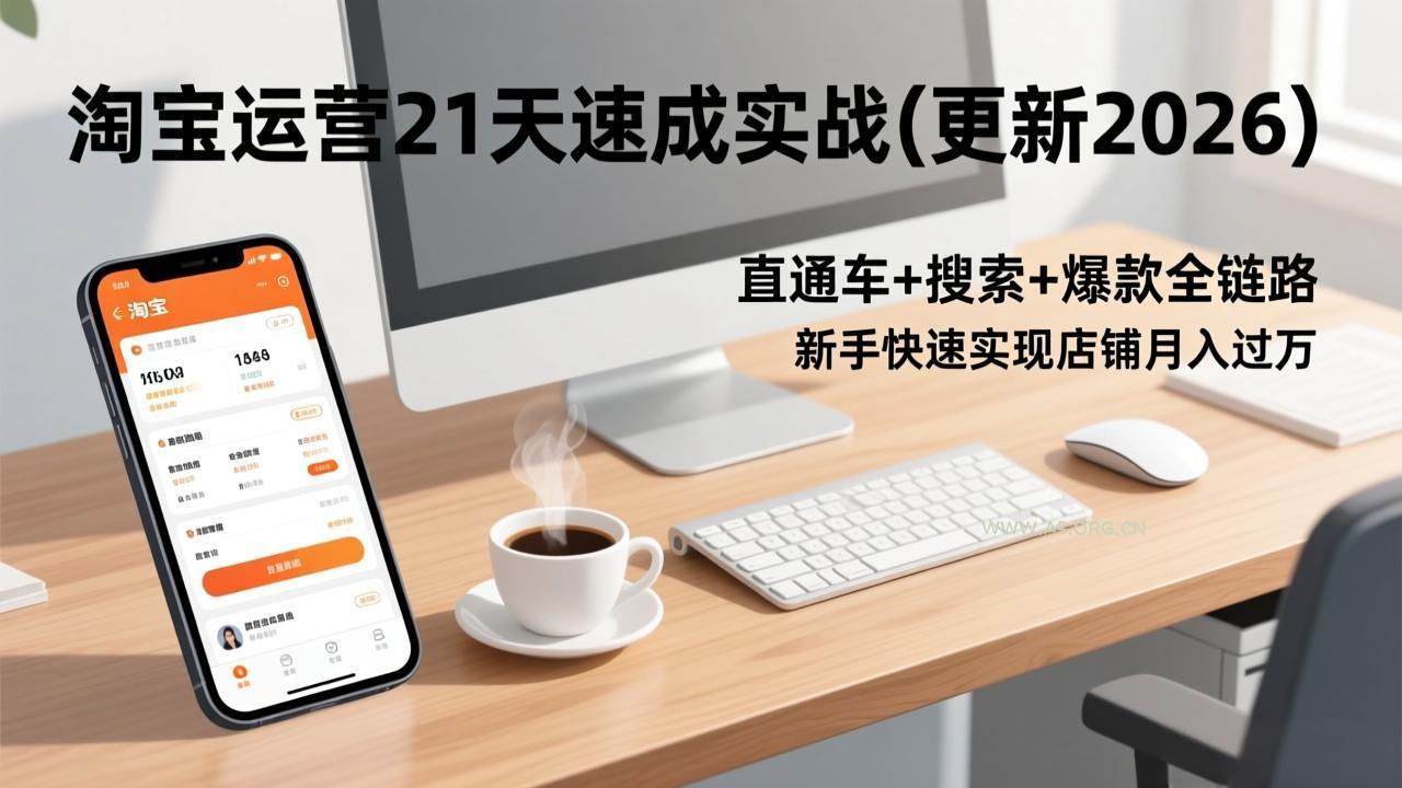 淘宝运营21天速成实战(更新2026-A5资源网