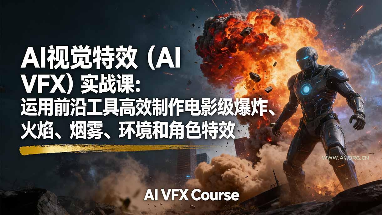 AI视觉特效(AI VFX-A5资源网