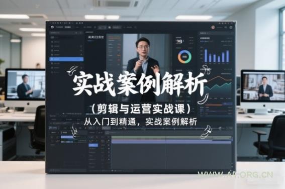 剪辑与运营实战课，从入门到精通，实战案例解析(更新2026)-A5资源网