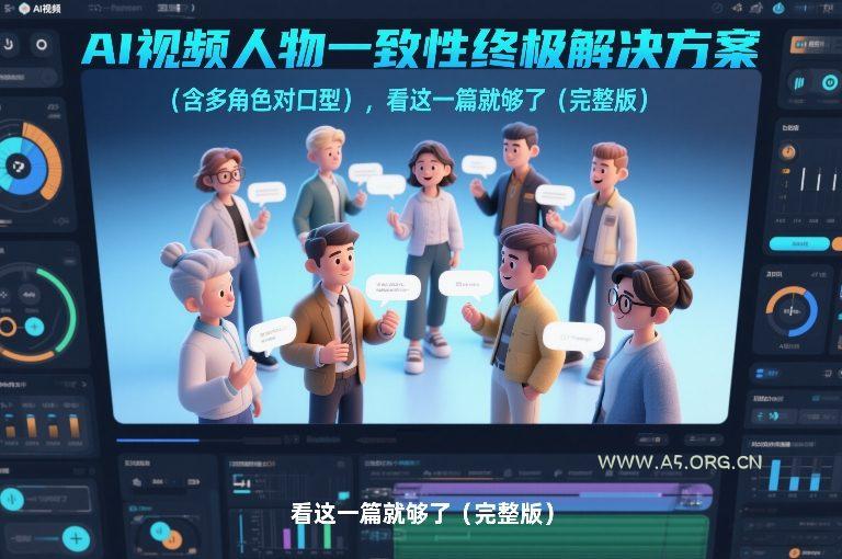 AI视频人物一致性终极解决方案(含多角色对口型),看这一篇就够了(完整版)-A5资源网
