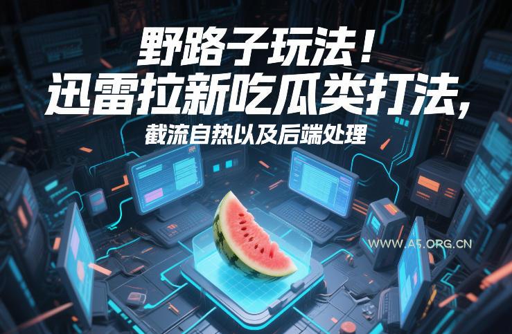 野路子玩法!迅雷拉新吃瓜类打法,截流自热以及后端处理 - A5资源网 野路子玩法!迅雷拉新吃瓜类打法,截流自热以及后端处理