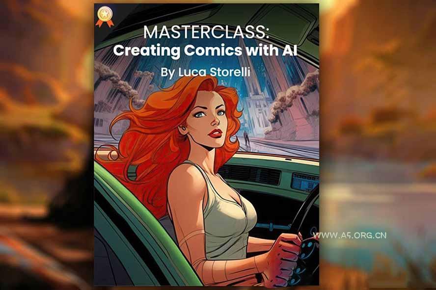 Midjourney AI漫画创作课，脚本构思、人物设计、排版合成，零基础创作完整漫画或系列插画 - A5资源网