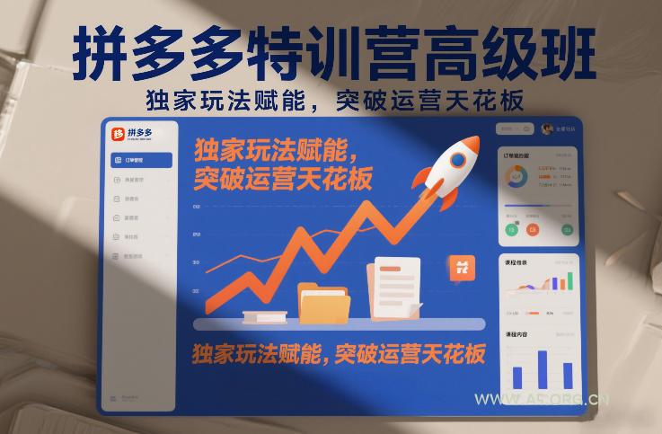 拼多多特训营高阶班，独家玩法赋能，突破运营天花板(更新26年2月)-A5资源网