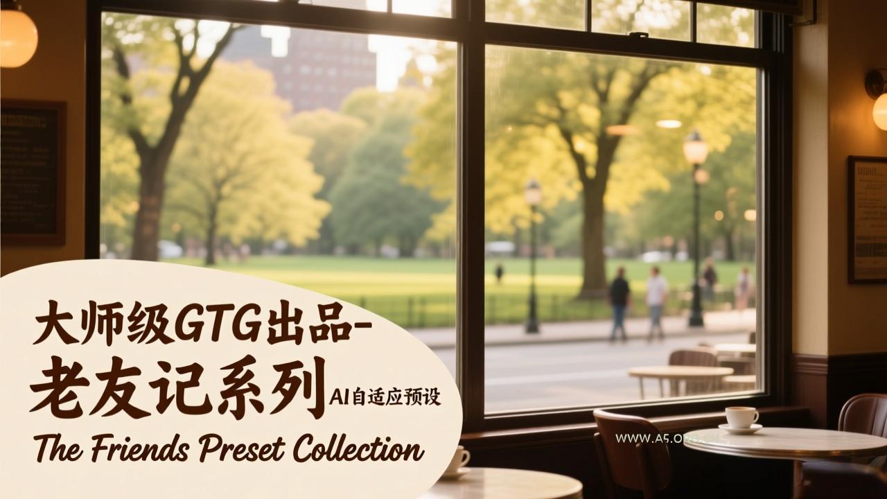 大师级GTG出品-老友记系列AI自适应预设The Friends Preset Collection-A5资源网