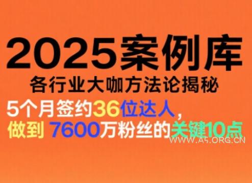 波波来了案例库，收录各行业大咖的方法论，各行业大咖方法论揭秘(更新2026年3月)-A5资源网