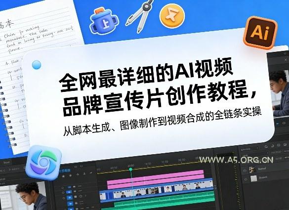 全网最详细的AI视频品牌宣传片创作教程，从脚本生成、图像制作到视频合成的全链条实操-A5资源网