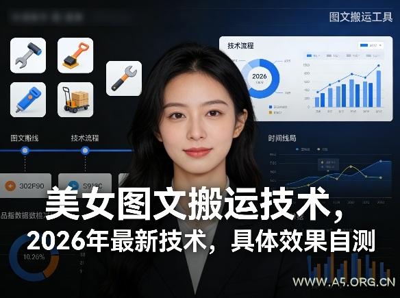 美女图文搬运技术，2026年最新技术，具体效果自测-A5资源网