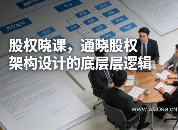 股权晓课,通晓股权架构设计的底层逻辑-A5资源网