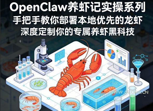 OpenClaw养虾记实操系列,手把手教你部署本地优先的龙虾,深度定制你的专属养虾黑科技-A5资源网