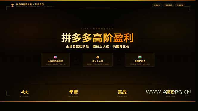 拼多多高阶盈利年费会员(更新3月31 - A5资源网 拼多多高阶盈利年费会员(更新3月31 - A5资源网