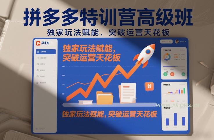 拼多多特训营高阶班，独家玩法赋能，突破运营天花板(更新26年4月1日)-A5资源网