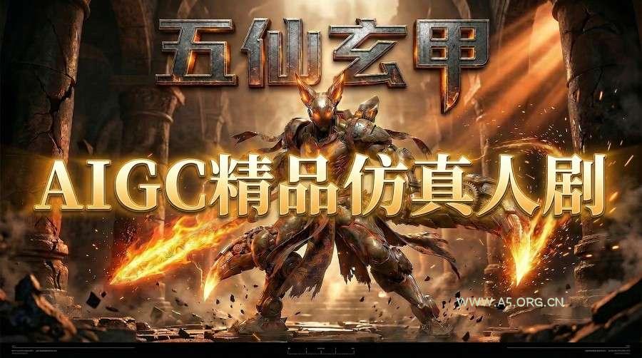 AIGC精品仿真人短剧教学，以五仙玄甲风为例展示保姆级实操教学-A5资源网