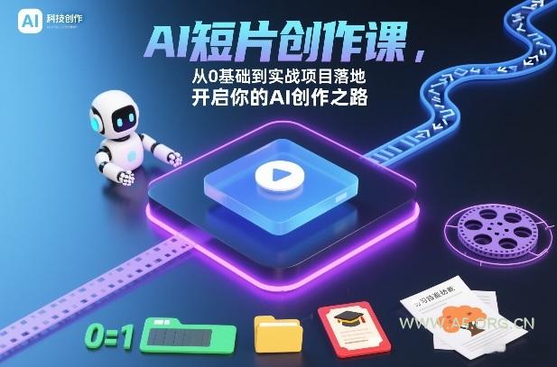 AI短片创作课,从0基础到实战项目落地,开启你的AI创作之路(更新0411) - A5资源网 AI短片创作课,从0基础到实战项目落地,开启你的AI创作之路(更新0411)