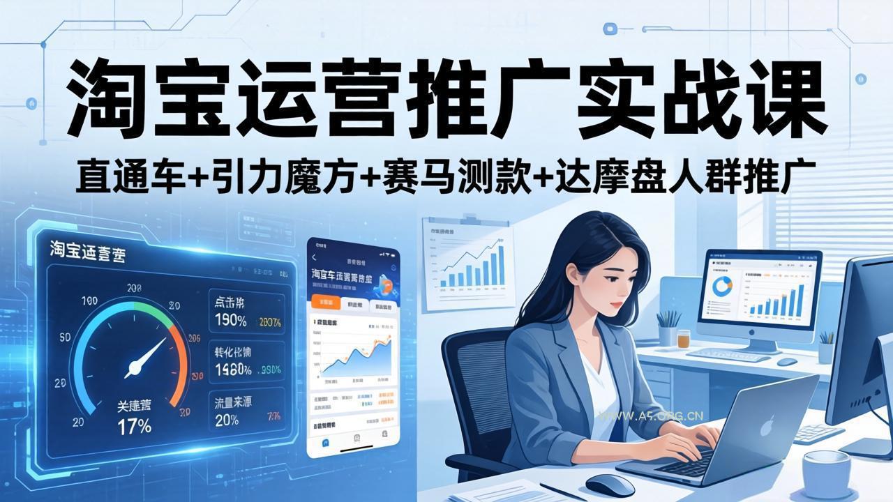 淘宝运营推广实战课(更新26年4月-A5资源网
