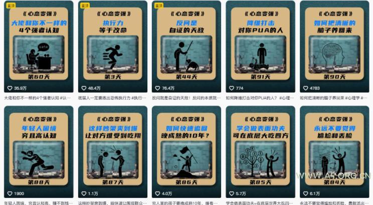 AI心理学赛道视频制作教学，撸抖音精选独家收益，接商单收徒，90W粉丝博主+50W粉丝博主双教程