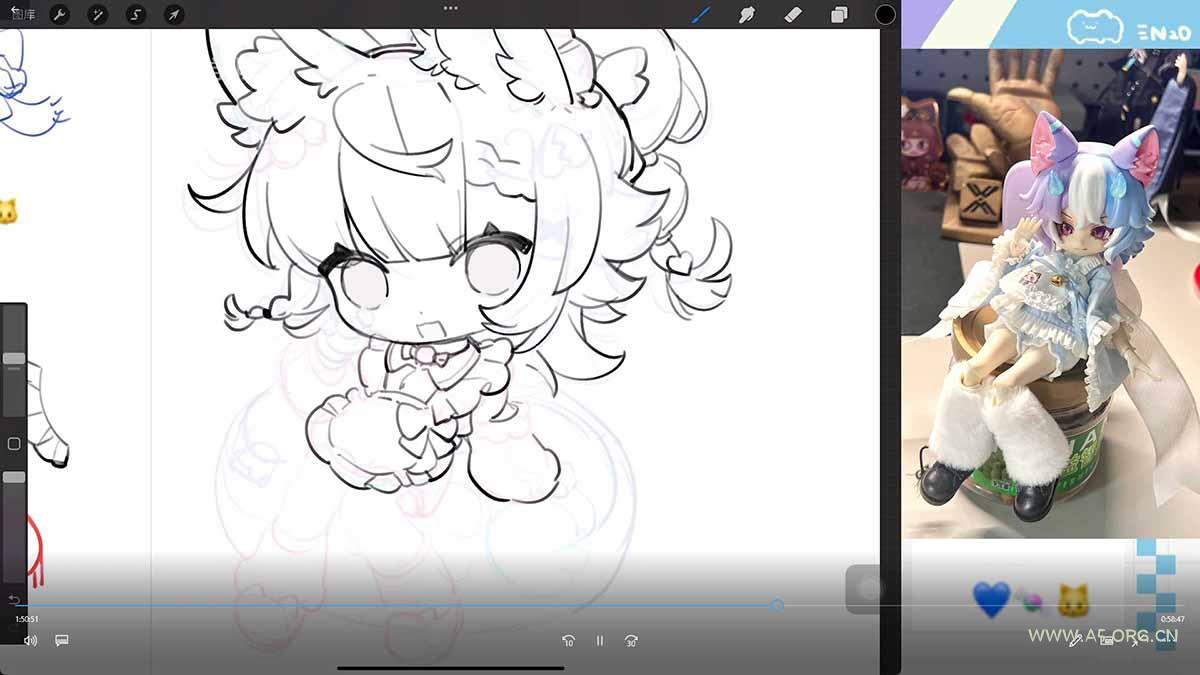 零基础学Q版立绘：从头身比例到服装细化，掌握让角色又可爱又有设计感的核心技法 - A5资源网