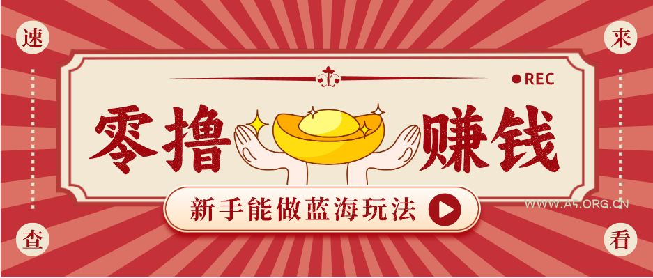 新手也能变现的蓝海玩法，一个人人能做的项目，需求量极大日入300+！-A5资源网