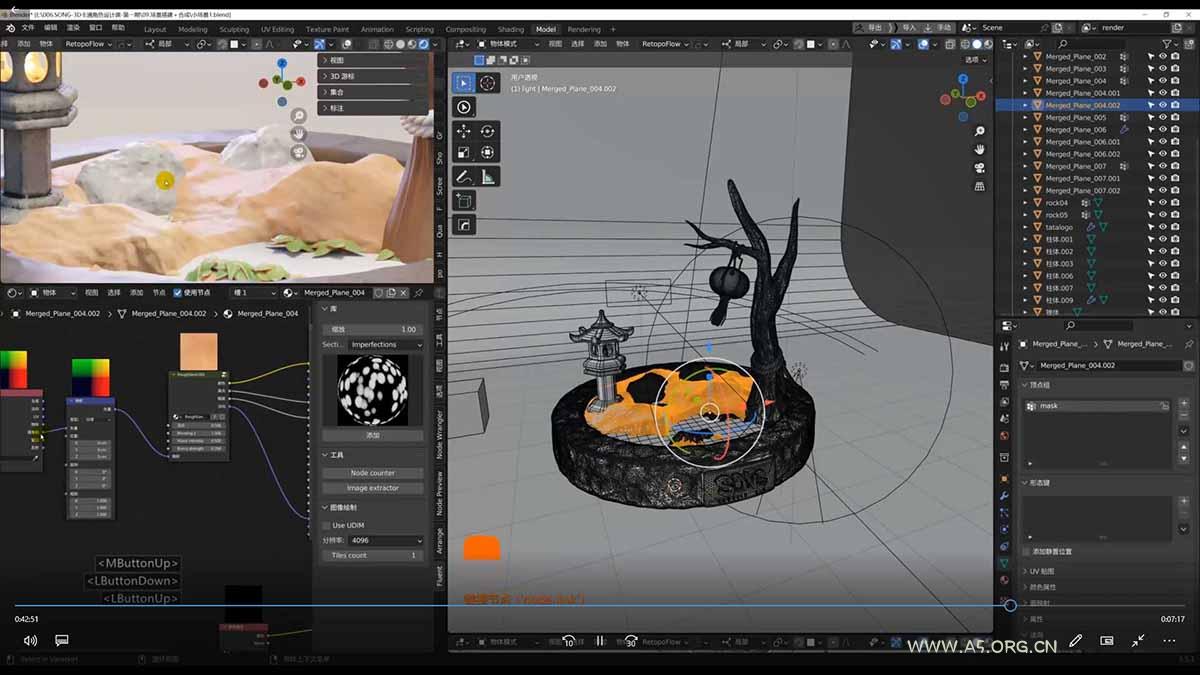 3D卡通建模系统课1.0：从入门到进阶｜ZBrush雕刻+Blender渲染，10章覆盖完整工作流 - A5资源网