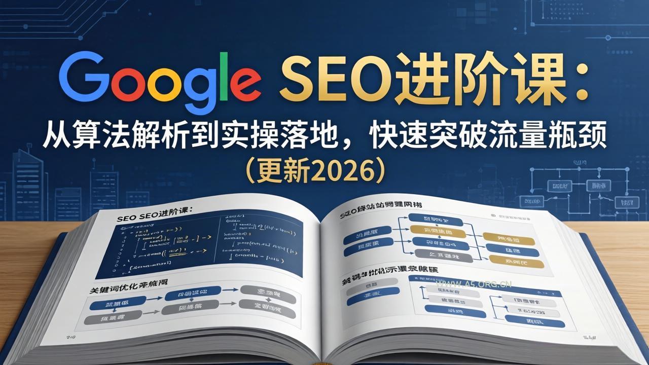 Google SEO进阶课：从算法解析到实操落地，快速突破流量瓶颈(更新2026-A5资源网
