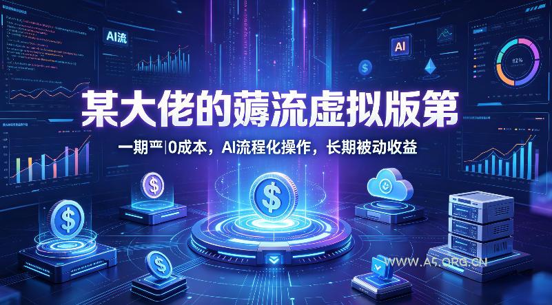 某大佬的薅流虚拟版第一期丨0成本，AI流程化操作，长期被动收益-A5资源网