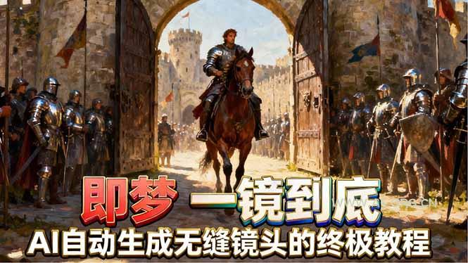 即梦AI一镜到底终极教程，智能补帧+运镜技巧，AI自动生成无缝丝滑长镜头高效出片-A5资源网