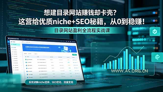 想建目录网站赚钱却卡壳？这营给优质 niche+SEO 秘籍，从 0 到稳赚！-A5资源网