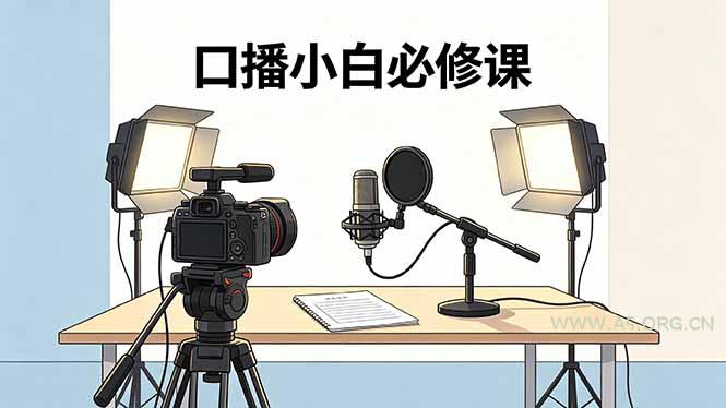 口播小白必修课:录像收音灯光设备+脚本撰写,搭专业级录制场景 - A5资源网 口播小白必修课:录像收音灯光设备+脚本撰写,搭专业级录制场景 - A5资源网