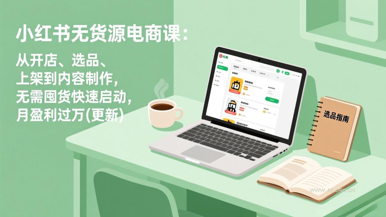 小红书无货源电商课(5月12更新-A5资源网