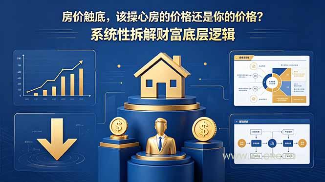 付费文章：房价触底，该操心房的价格还是你的价格？系统性拆解财富底层逻辑-小红泡