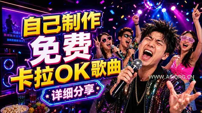 免费卡拉OK歌曲制作全攻略：音轨分离字幕制作，零基础快速做出专业K歌视频-小红泡