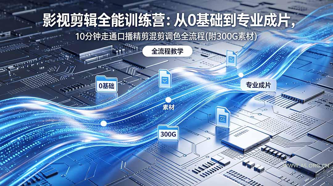 2026影视剪辑全能实战课|0基础到专业成片,全流程教学,高清带300G素材 - 小红泡 2026影视剪辑全能实战课|0基础到专业成片,全流程教学,高清带300G素材 - 小红泡