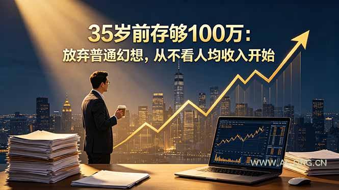 35岁前存够100万:放弃普通幻想,从不看人均收入开始 - 小红泡 35岁前存够100万:放弃普通幻想,从不看人均收入开始 - 小红泡