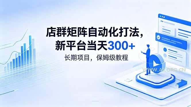 店群矩阵自动化打法,新平台当天300+,长期项目,保姆级教程-小红泡