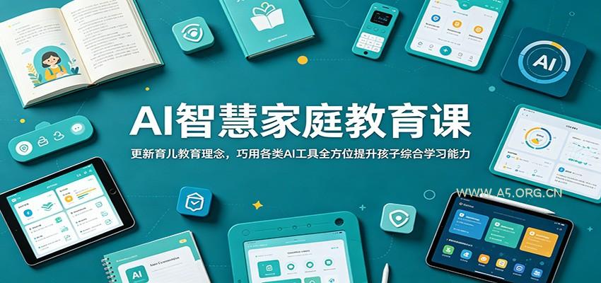 AI智慧家庭教育课:更新育儿教育理念,巧用各类AI工具全方位提升孩子综合学习能力-小红泡