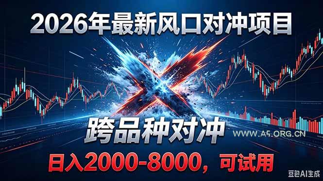 2026创业新风口!最新对冲!跨品种对冲!日收益2000-6000+-小红泡