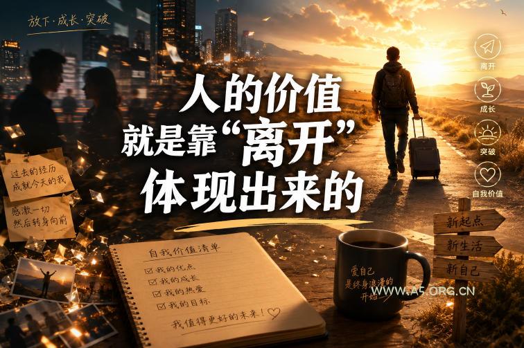 付费文章：人的价值就是靠“离开”体现出来的-小红泡