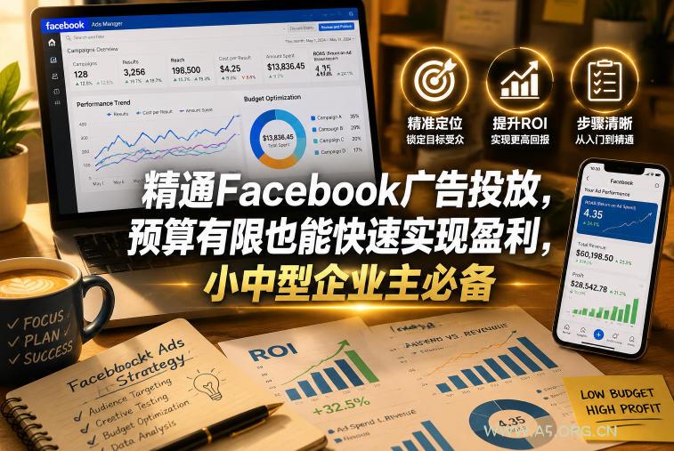 精通Facebook广告投放,预算有限也能快速实现盈利,小中型企业主必备【原创双语字幕】 - 小红泡 精通Facebook广告投放,预算有限也能快速实现盈利,小中型企业主必备【原创双语字幕】