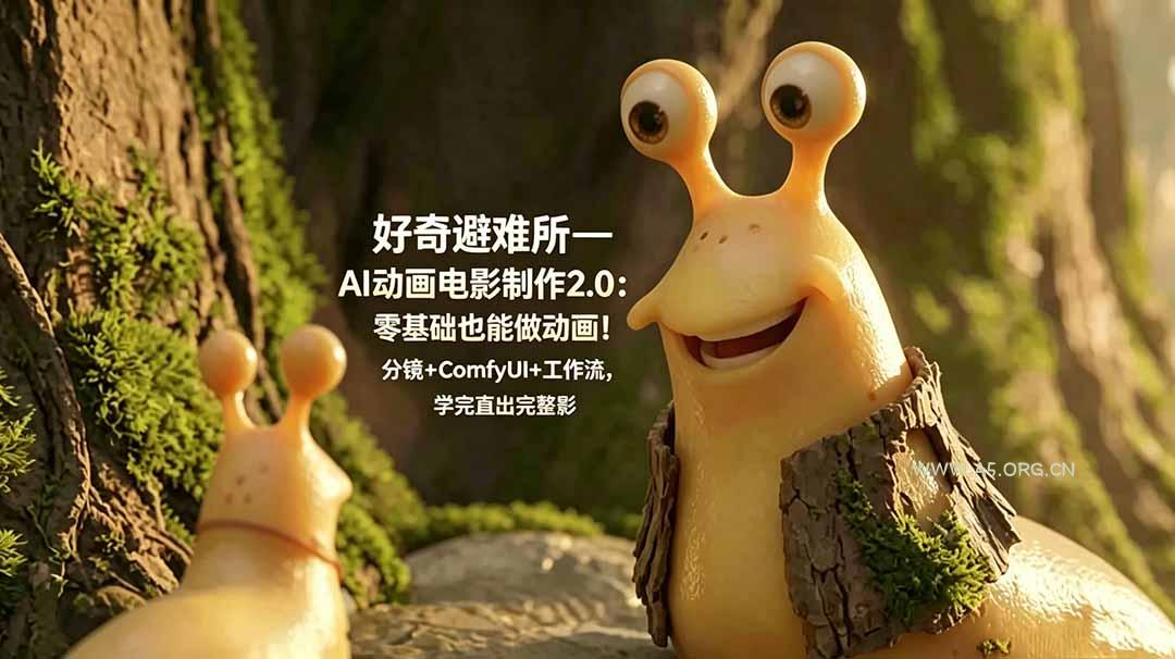 好奇避难所&mdash;AI动画电影制作2.0：零基础也能做动画！分镜+ComfyUI+工作流，学完直出完整影片 - 小红泡